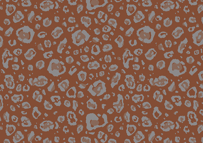 Leopard Luxe, Firebrand - Roller Blind - Image 6